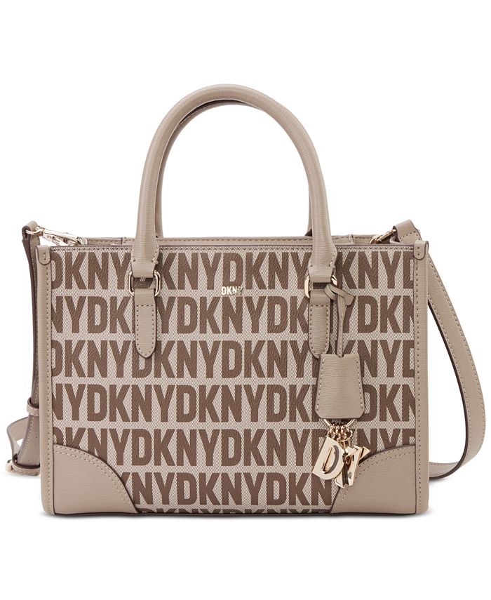 DKNY Perri Soho Logo Small Box Satchel Macy s