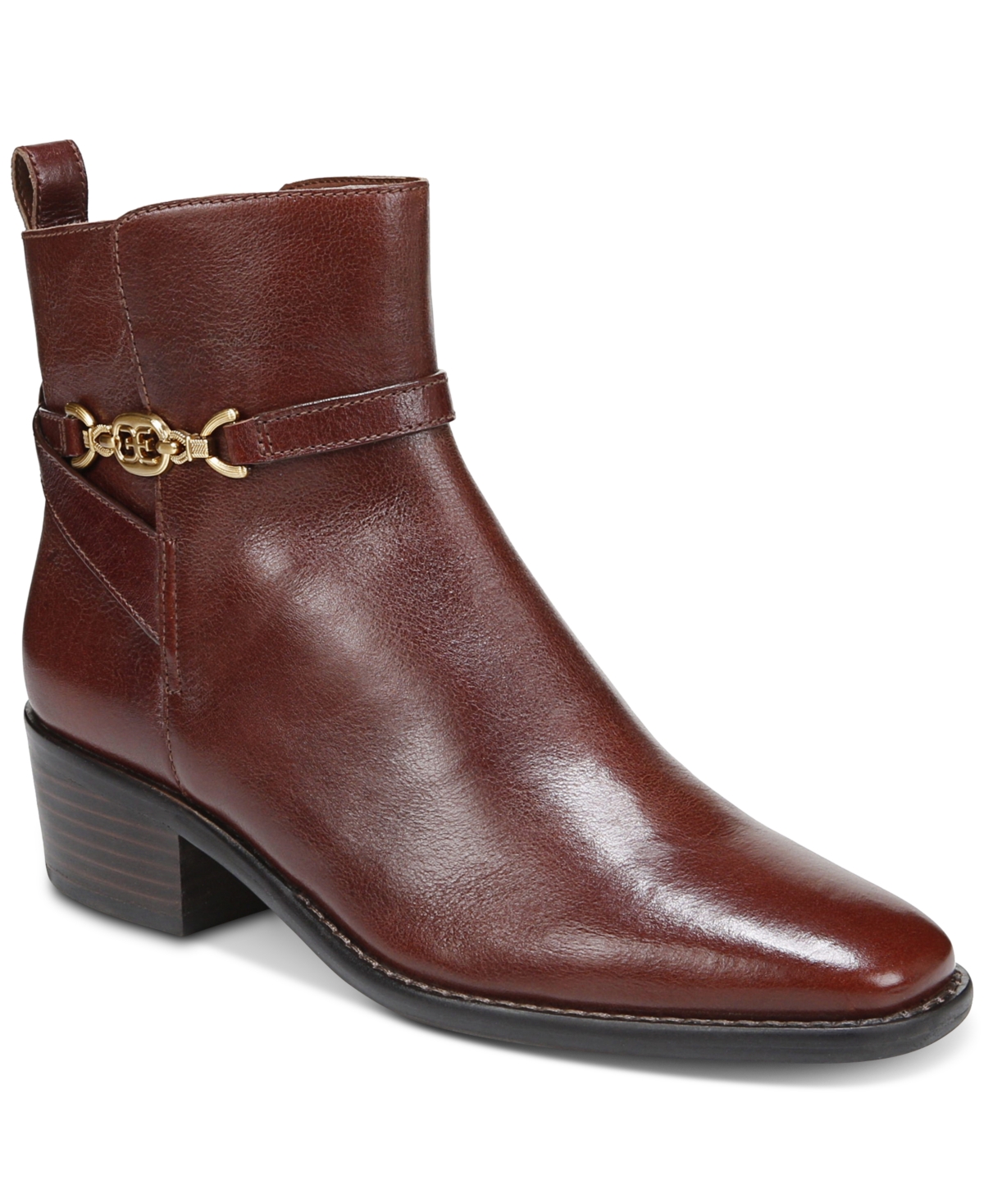 Women's Brawley Buckled Ankle Boots - Chocolate Brown