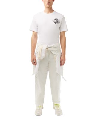 Lacoste - Men's Relaxed-Fit Global Logo Graphic T-Shirt