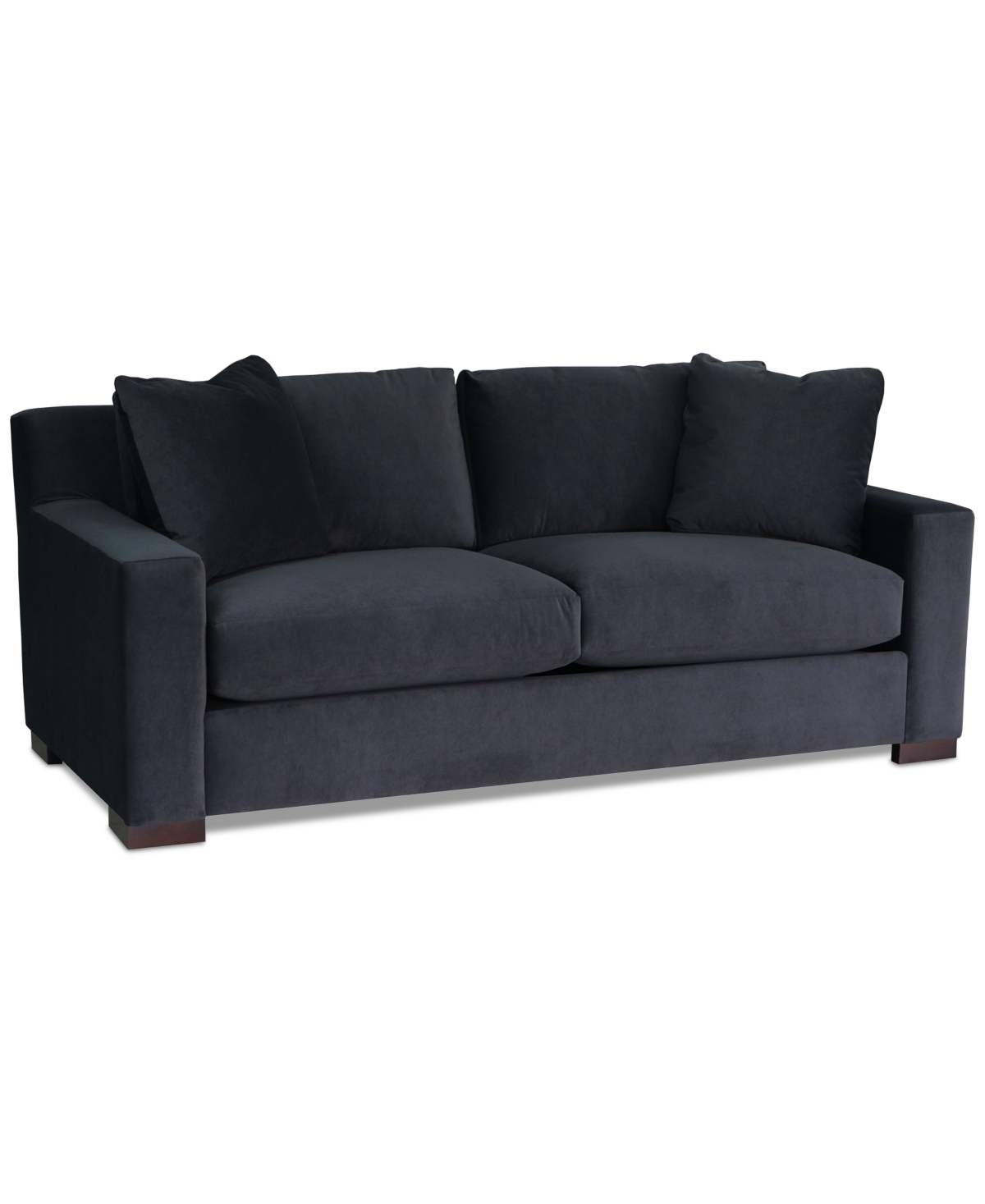 Furniture Marristin 79" Fabric Apartment Sofa, Created For Macy's In Charcoal