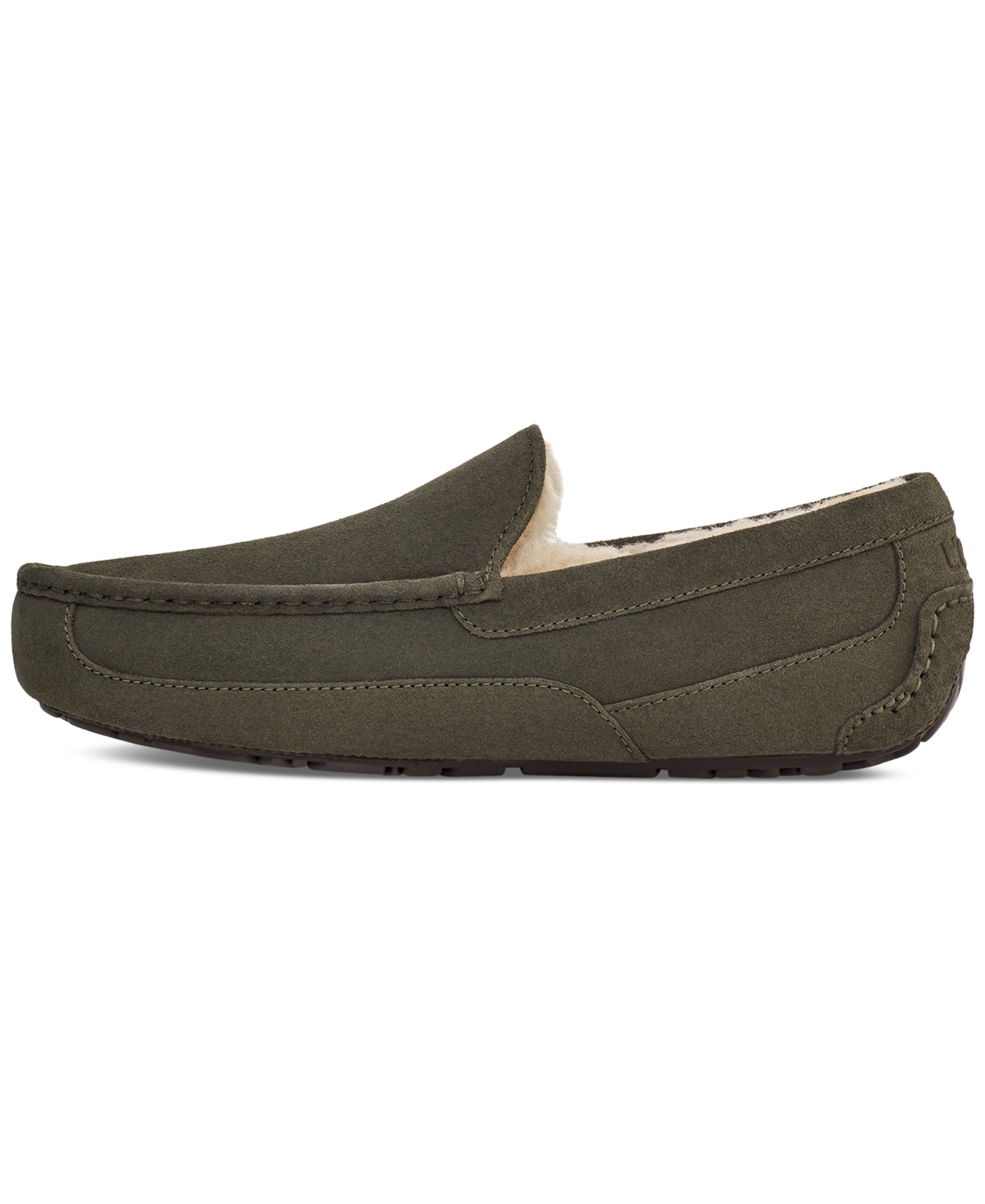 Ugg Ascot Slipper Cozy Fleece Lined Athleisure Casual Sports Shoe Gray In Forest Night