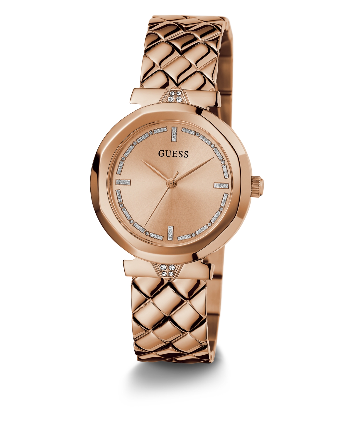 Guess Women's Analog Rose Gold-Tone Stainless Steel Watch 34mm - Rose Gold-Tone