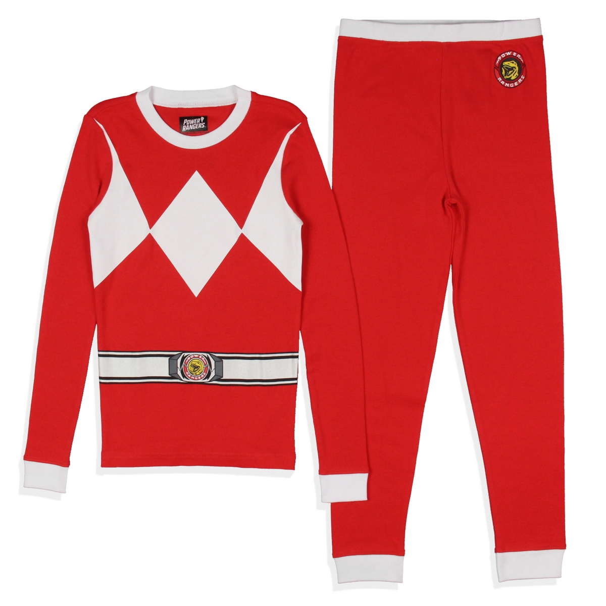 Power Rangers Unisex Ranger Classic Character Costume Kids Sleep Pajama Set