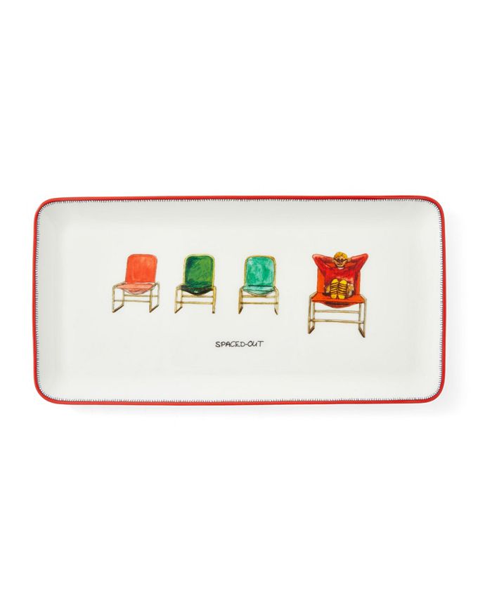 Kit Kemp for Spode Doodles 12" Sandwich Platter Macy's