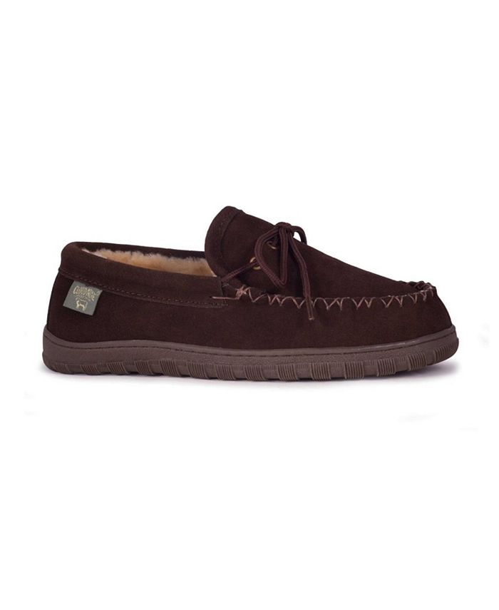 Cloud Nine Sheepskin Mens Moccasin Indoor Outdoor Slippers Macy s