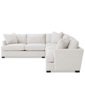 CLOSEOUT! Nightford 111" 3-Pc. Fabric L Sectional, Created for Macy's