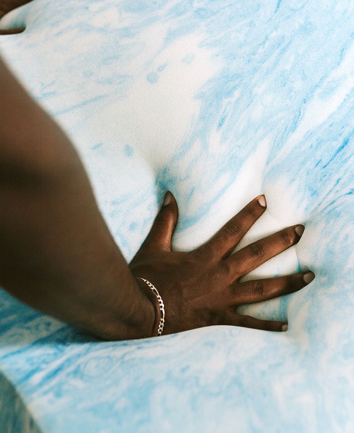 eLuxury 3" Thick Temperature Regulating Memory Foam Topper Queen Macy's