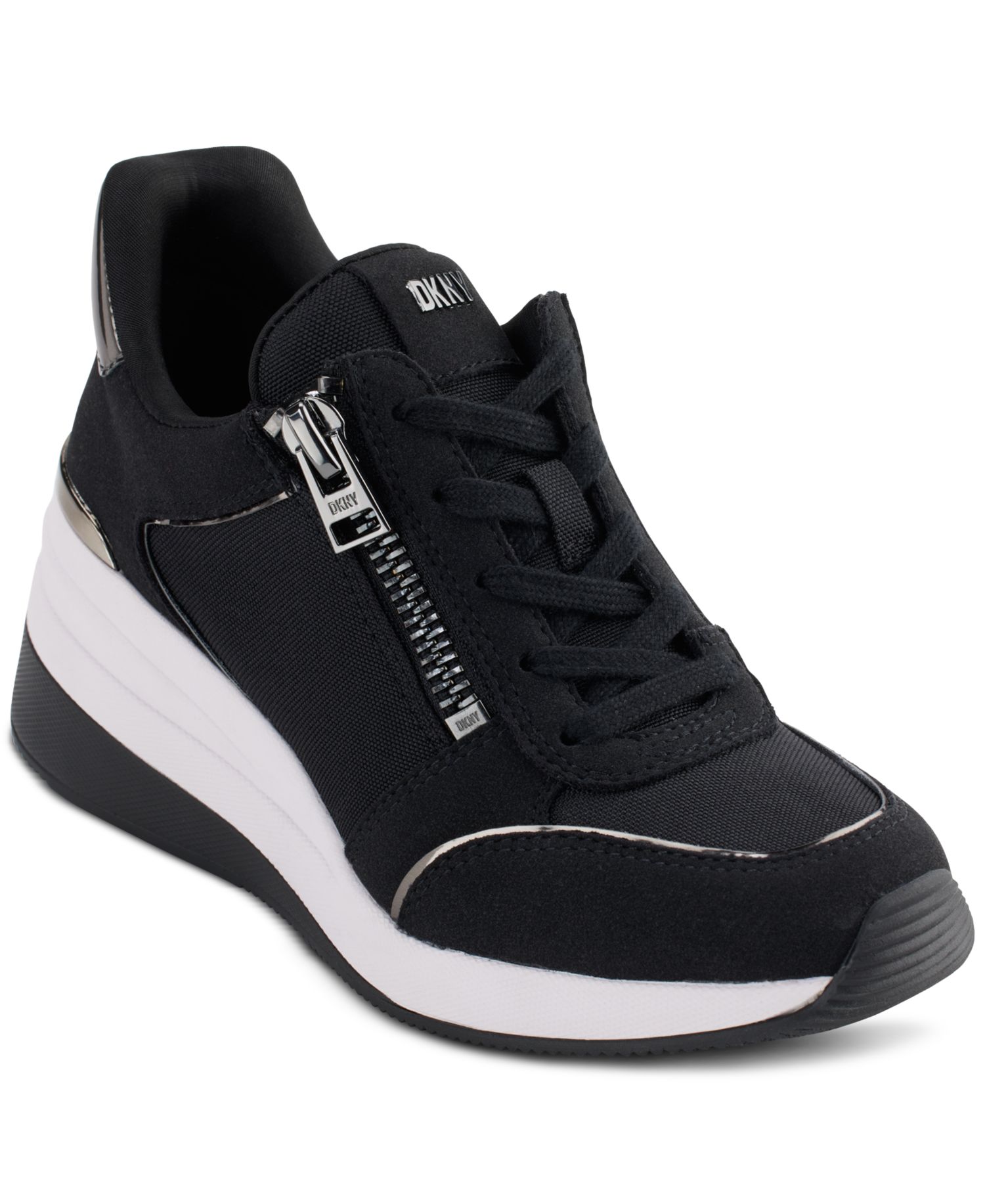 Women's Kaden Lace-Up Zip Wedge Sneakers