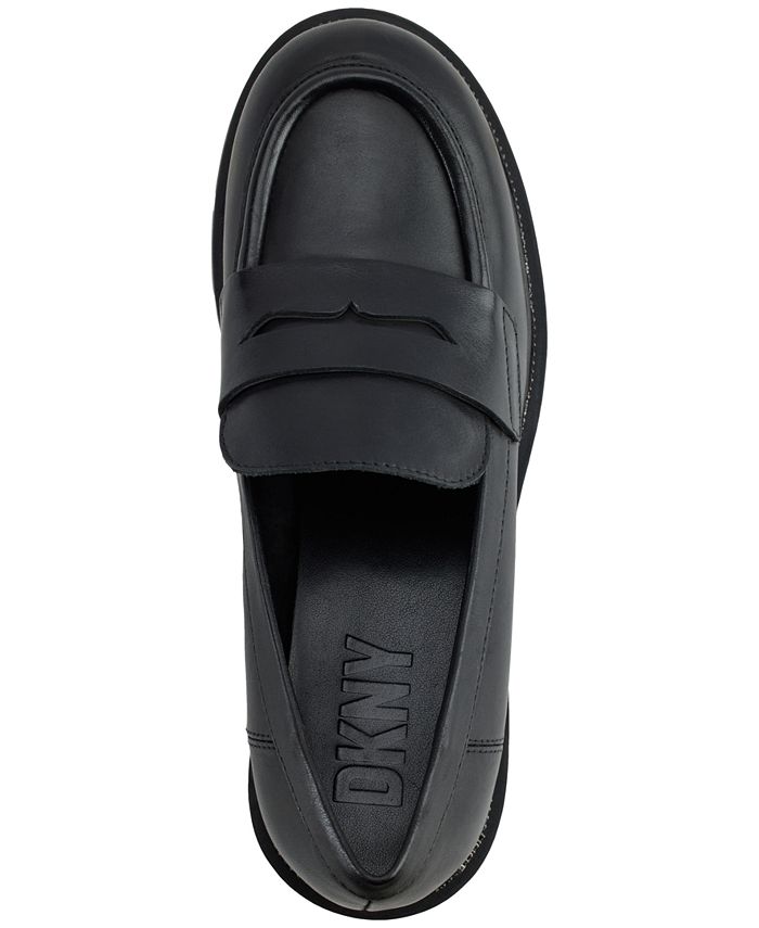 DKNY Rudy Slip-On Penny Loafer Flats - Macy's
