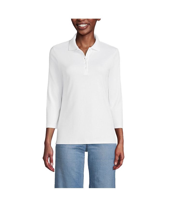 Three quarter sleeve clearance polo shirt