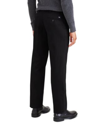 Men's Signature Classic Fit Pleated Iron Free Pants with Stain Defender