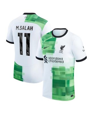 Men's Nike Mohamed Salah White Liverpool 2023/24 Away Replica