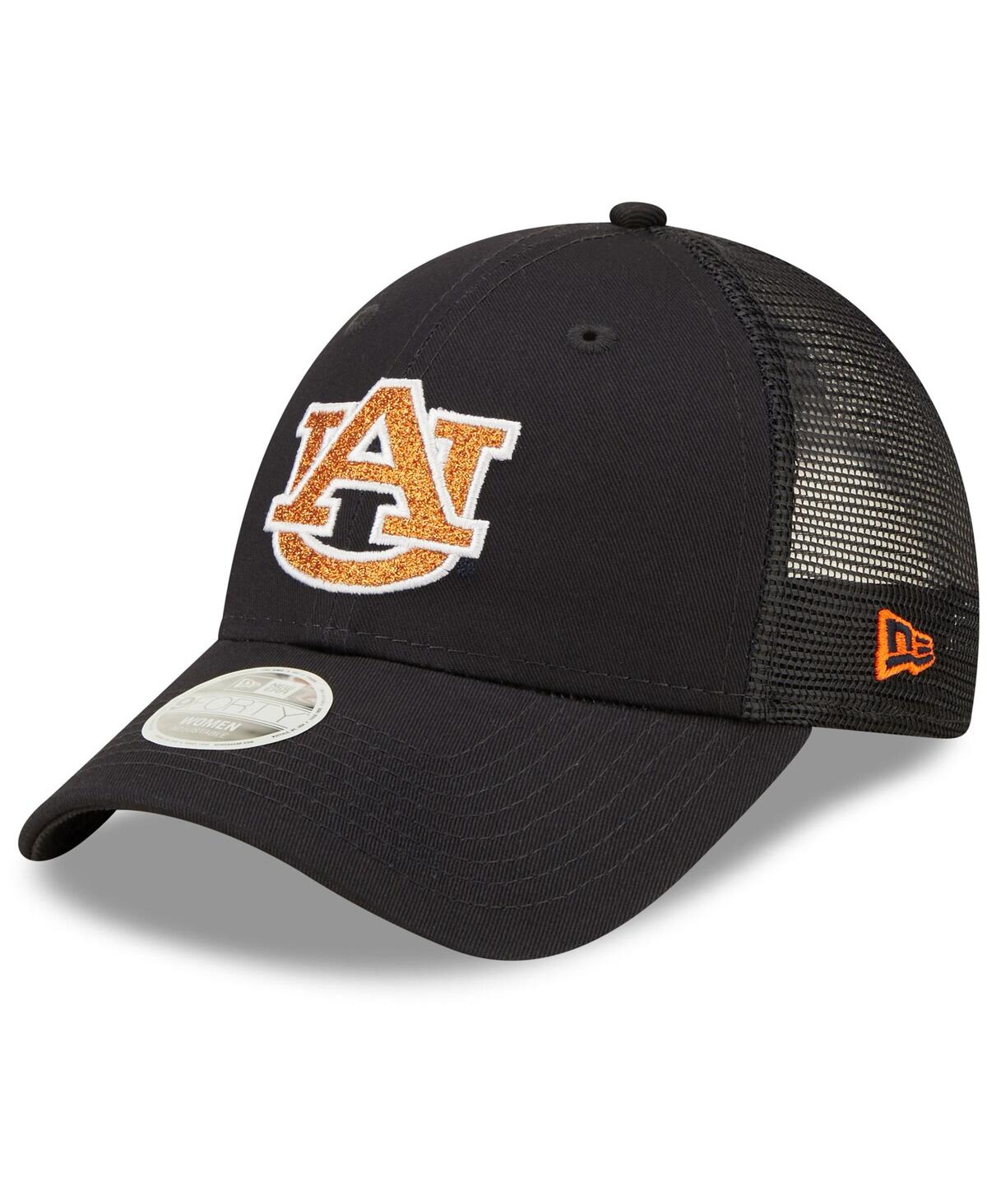 New Era Women's  Navy Auburn Tigers 9fortyâ Logo Spark Trucker Snapback Hat In Navy