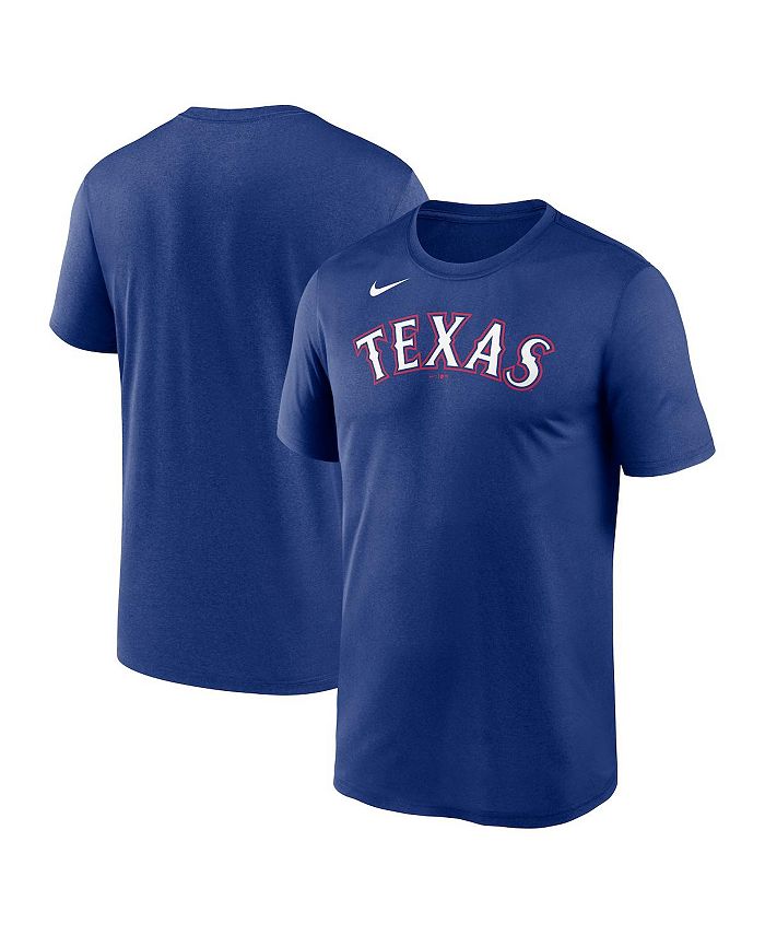 Texas Rangers Nike Wordmark T-Shirt - Mens