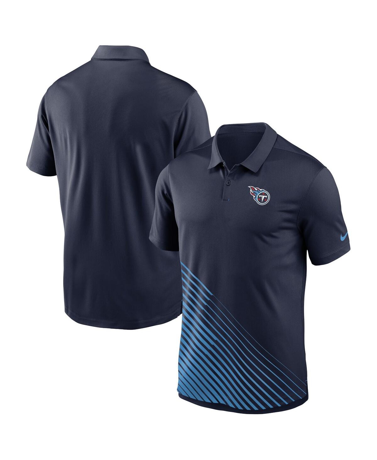 Shop Nike Men's  Navy Tennessee Titans Vapor Performance Polo Shirt