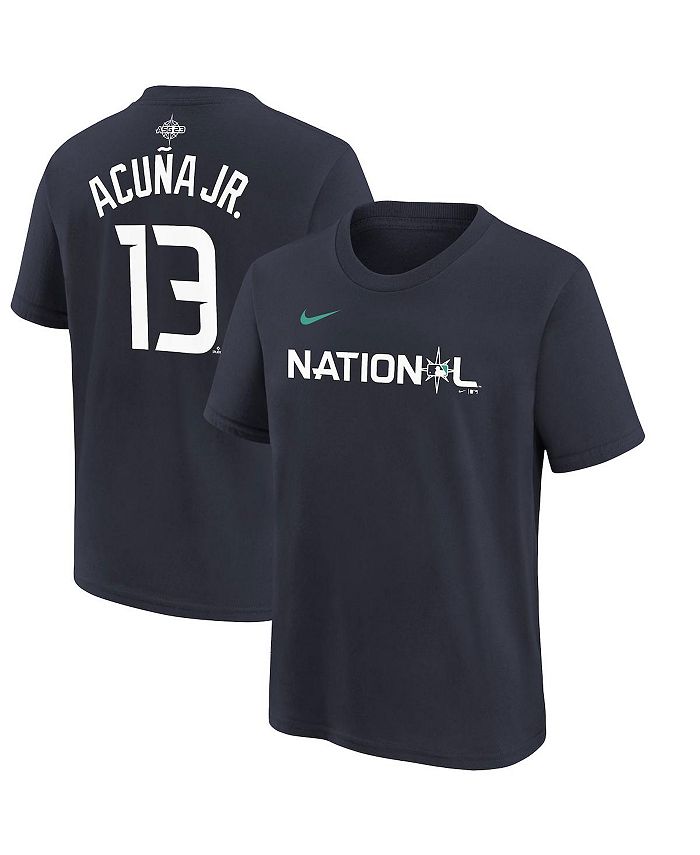 Ronald Acuna Jr National League Youth 2023 MLB All Star Game Royal Jersey -   Worldwide Shipping
