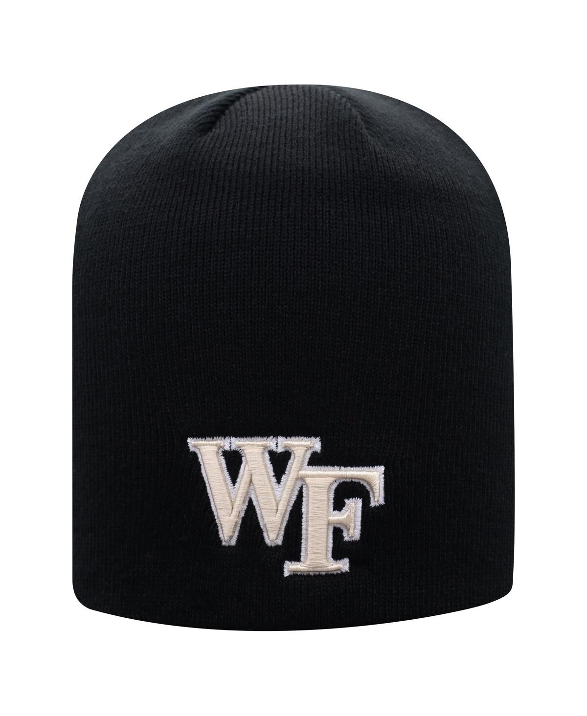 Top Of The World Men's  Black Wake Forest Demon Deacons Core Knit Beanie