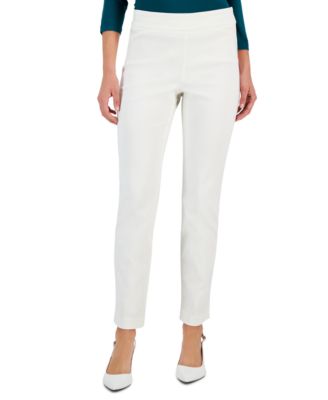 JM Collection - Benglne Stretch Woven Pull-On Pants
