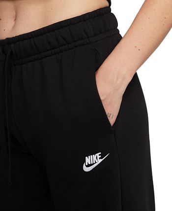 Nike Sportswear Club Fleece Women's Mid-Rise Wide-Leg Tracksuit Bottoms.  Nike ID