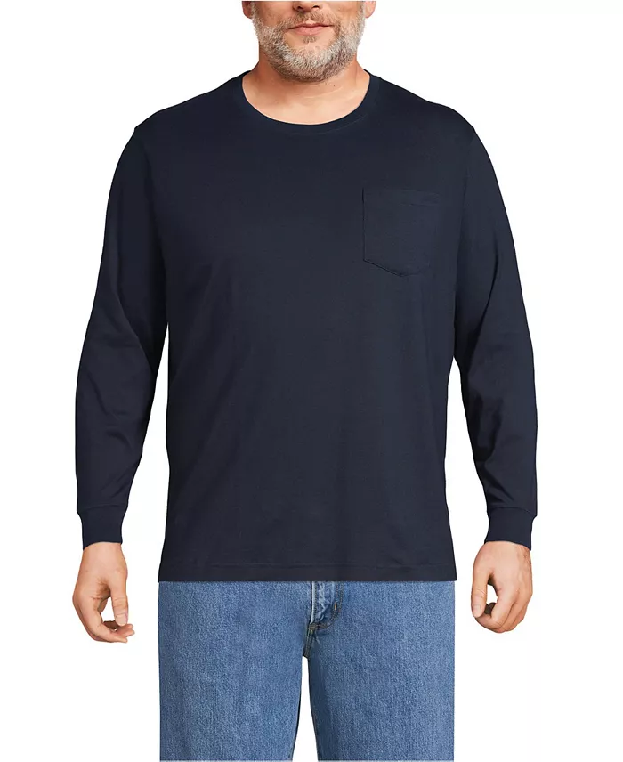 Big & Tall Super-T Long Sleeve T-Shirt with Pocket - thumbnail 10