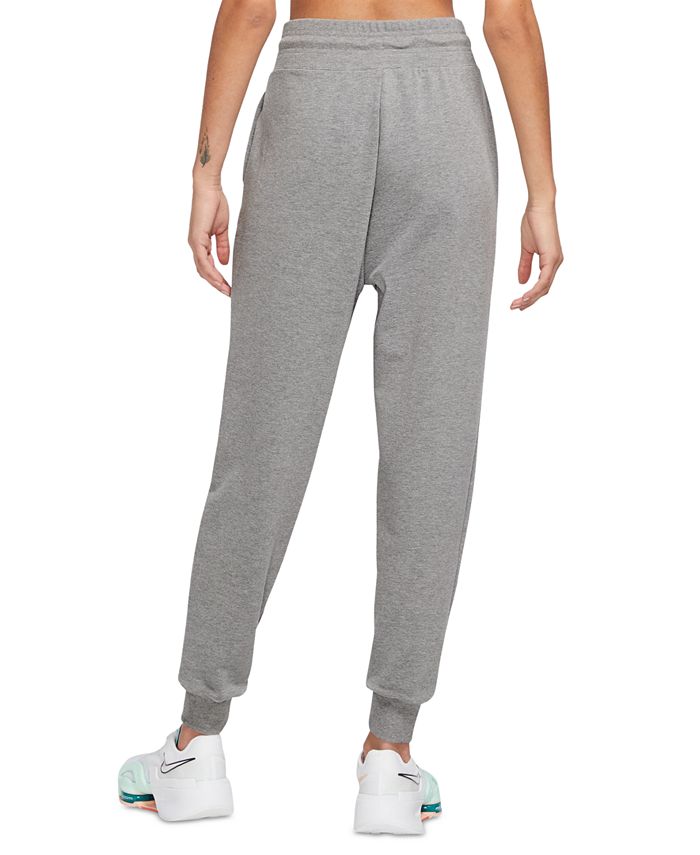 Nike Women's Dri-FIT One French Terry High-Waisted 7/8 Joggers - Macy's