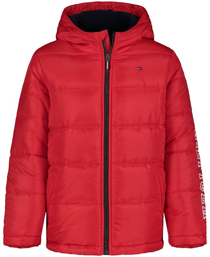 Tommy Hilfiger Little Boys Logo Hem Puffer Jacket Macy s