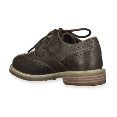 Big Boys Leather Wingtip Oxford