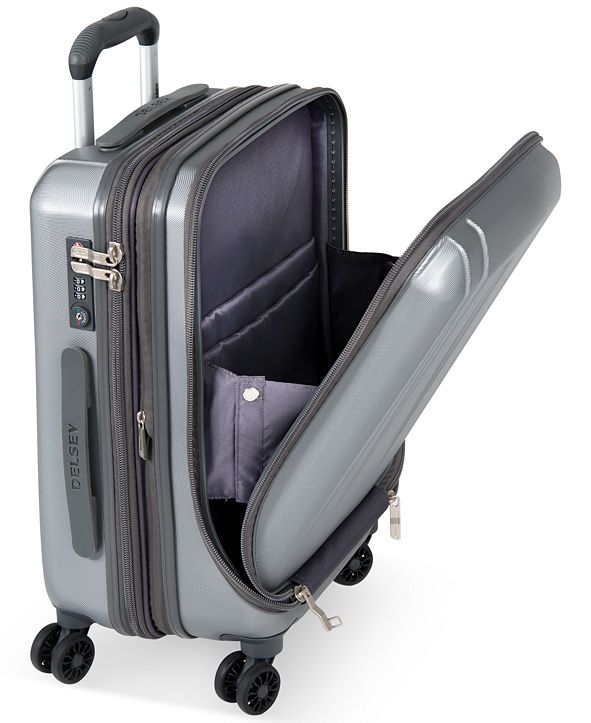 Delsey CLOSEOUT! Helium Shadow 3.0 Hardside 19" International Carry On Spinner Suitcase, In Blue