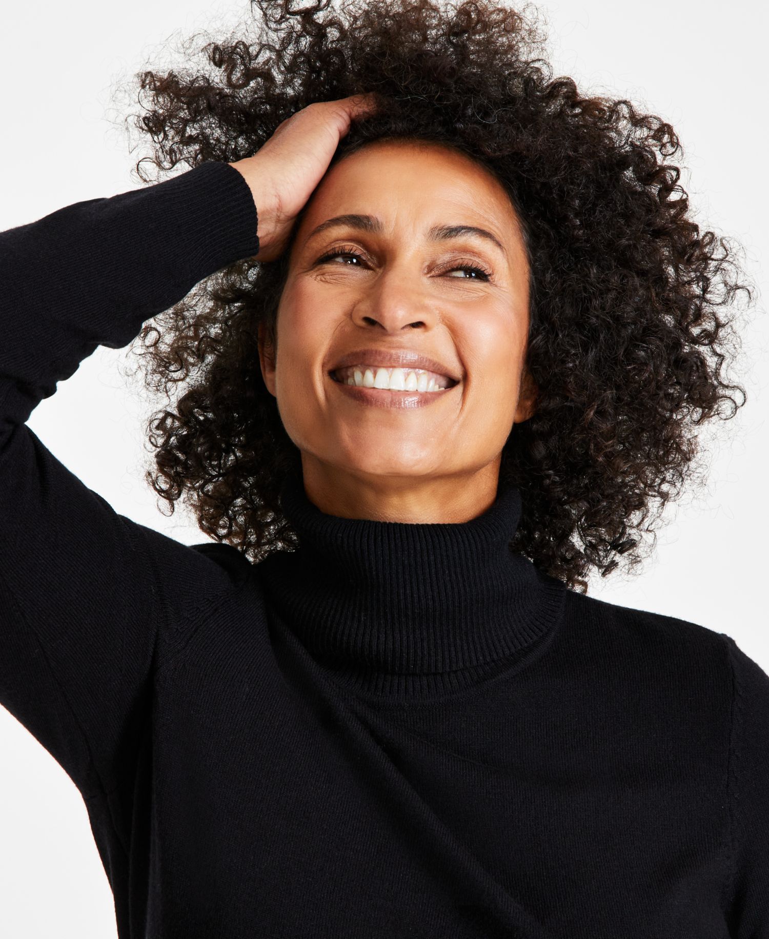 Petite Long-Sleeve Turtleneck Sweater