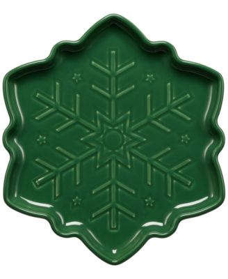 Fiesta - Jade Snowflake-Shaped Plate