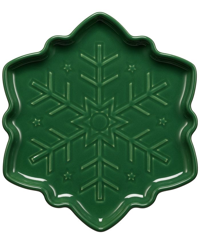 Fiesta Jade SnowflakeShaped Plate Macy's