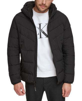 Calvin Klein Marled Hooded Performance Jacket 3X
