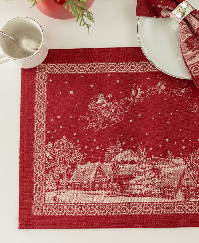 Benson Mills Wonderland Engineered Jacquard Placemat, 13" x 18" Macy's
