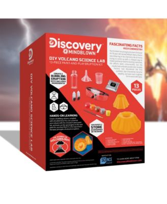 Do-It-Yourself Volcano Science Lab, 12 Piece Paint and Play Eruption Kit