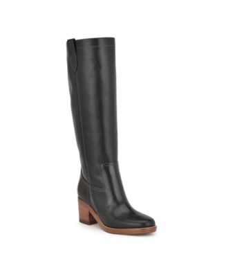 Nine West Women's Hecee Block Heel Round Toe Casual Boots - Macy's