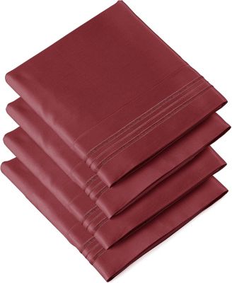 Pillowcase Set of 4 Soft Double Brushed Microfiber