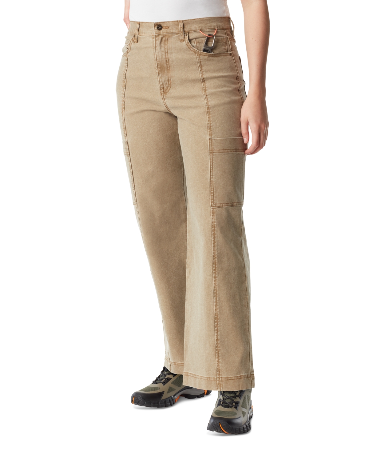 Women's High-Rise Wide-Leg Utility Pants - Forged Iron