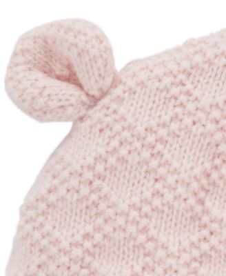 Baby Girls Knit Hat with Bear Ears