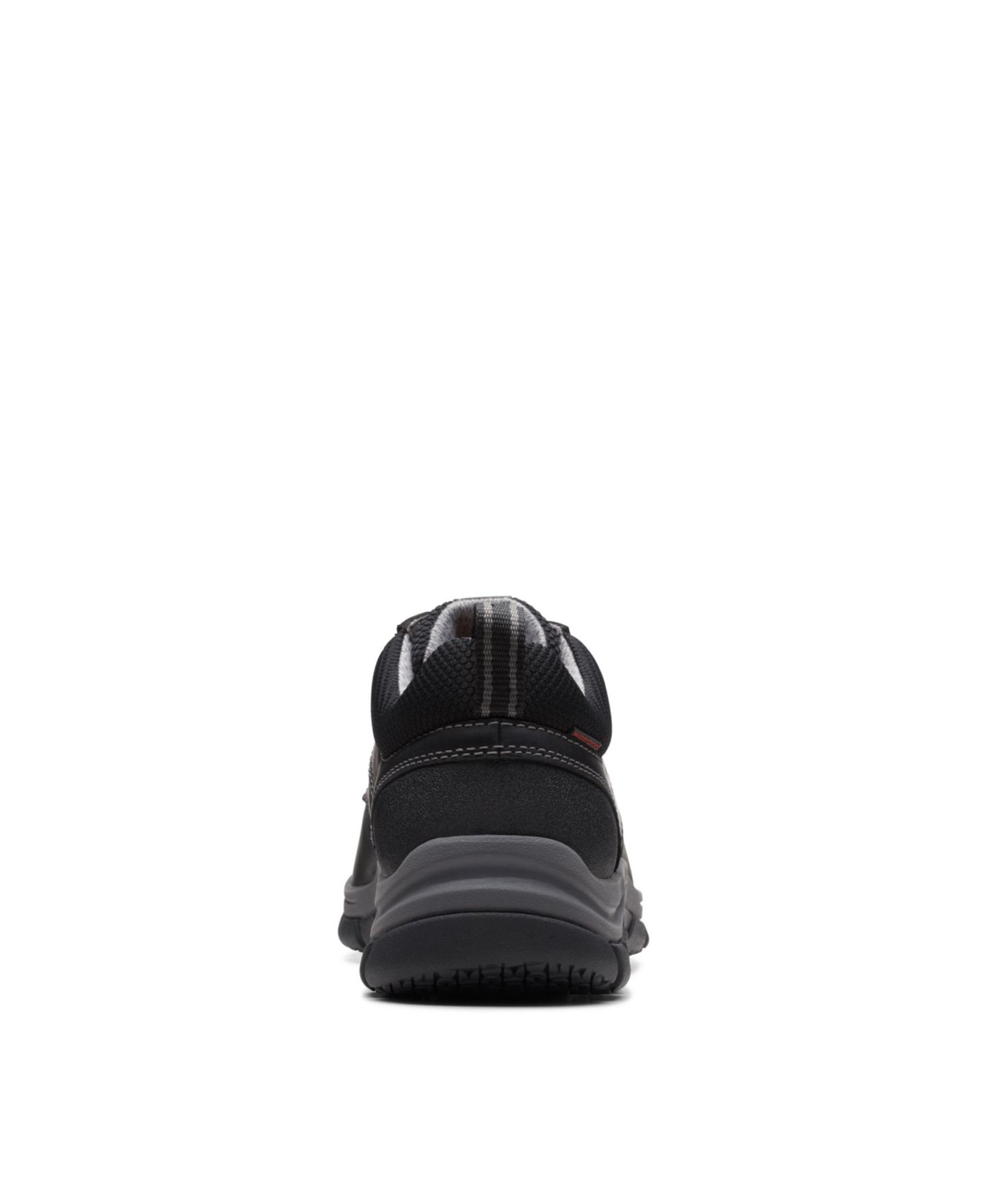 Мужские кроссовки Clarks Collection Walpath Leather Low Top Lace Up, цвет: Чёрный кожаный — фото 3