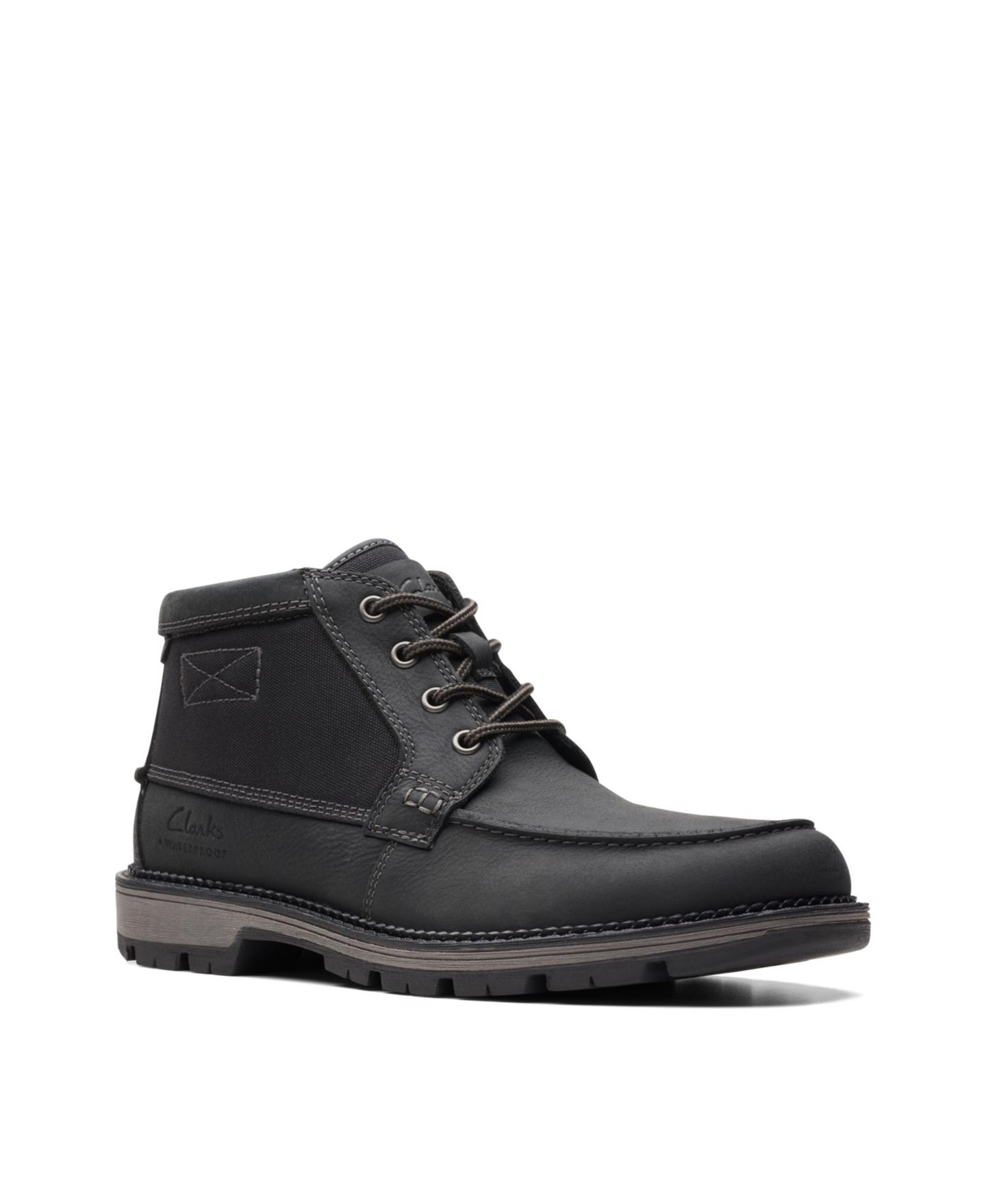 Мужские ботинки Clarks Collection Maplewalk Moc, цвет: Чёрный разноцветный — фото 1