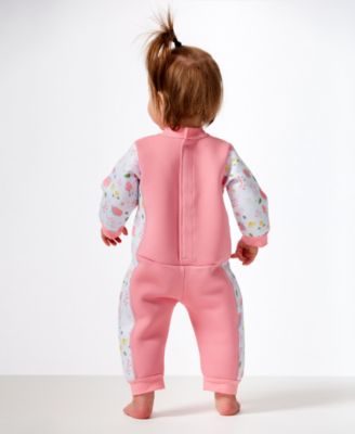 Baby Girls Forest Print Warm In One Wetsuit