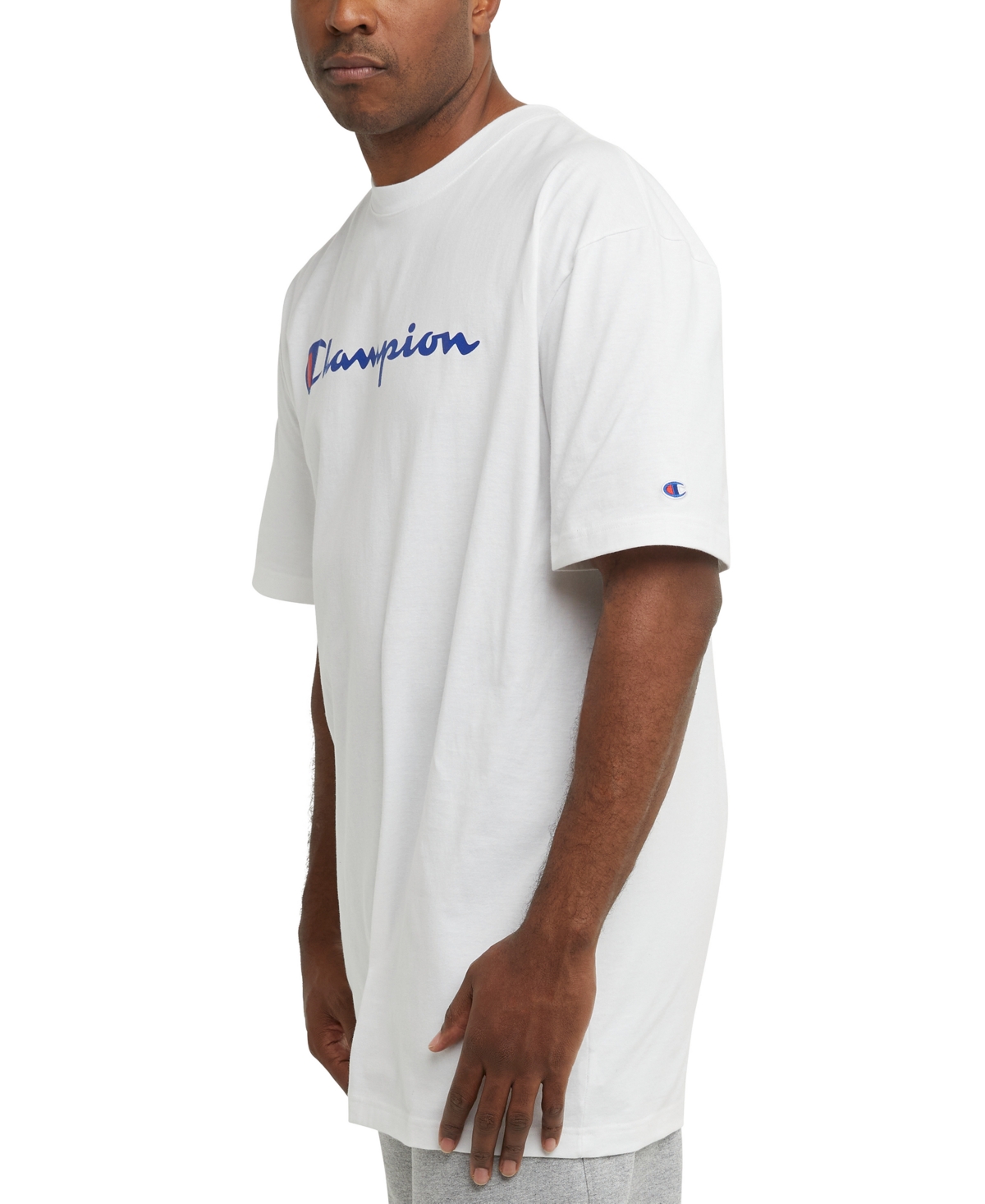 Champion Men's Big & Tall Classic Standard-Fit Logo Graphic T-Shirt