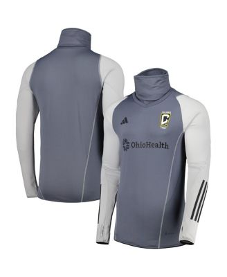 Men's Gray Columbus Crew Warm Raglan COLD.RDY Top