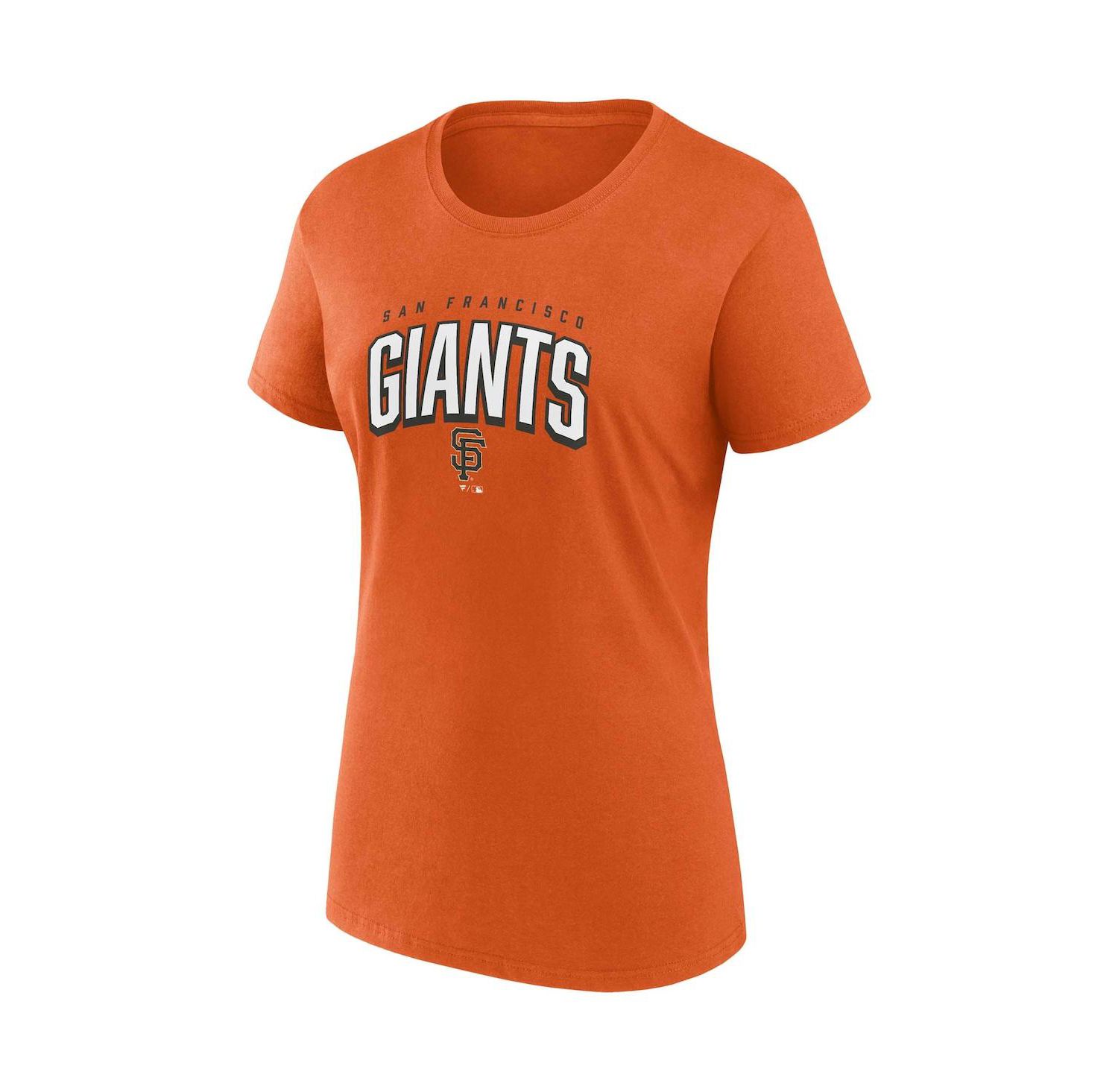 Women's Black, Orange San Francisco Giants Fan T-shirt Combo Set