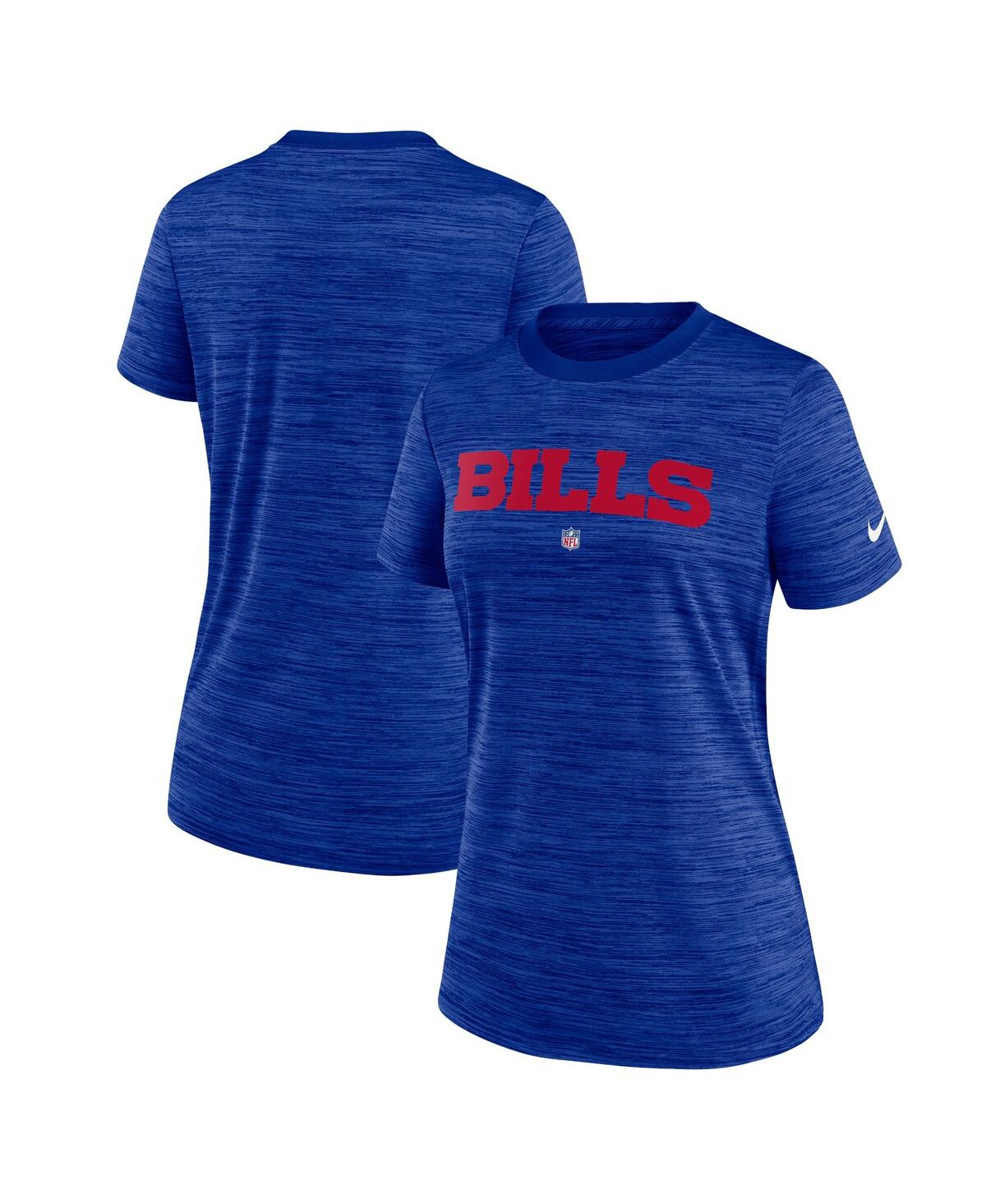Women's NikeBuffalo Bills Sideline Velocity Performance T-shirt - Royal