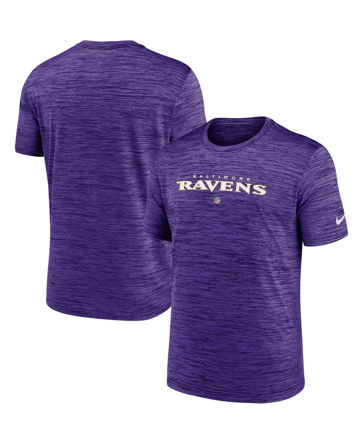 Nike Men's  Purple Baltimore Ravens Velocity Performance T-shirt