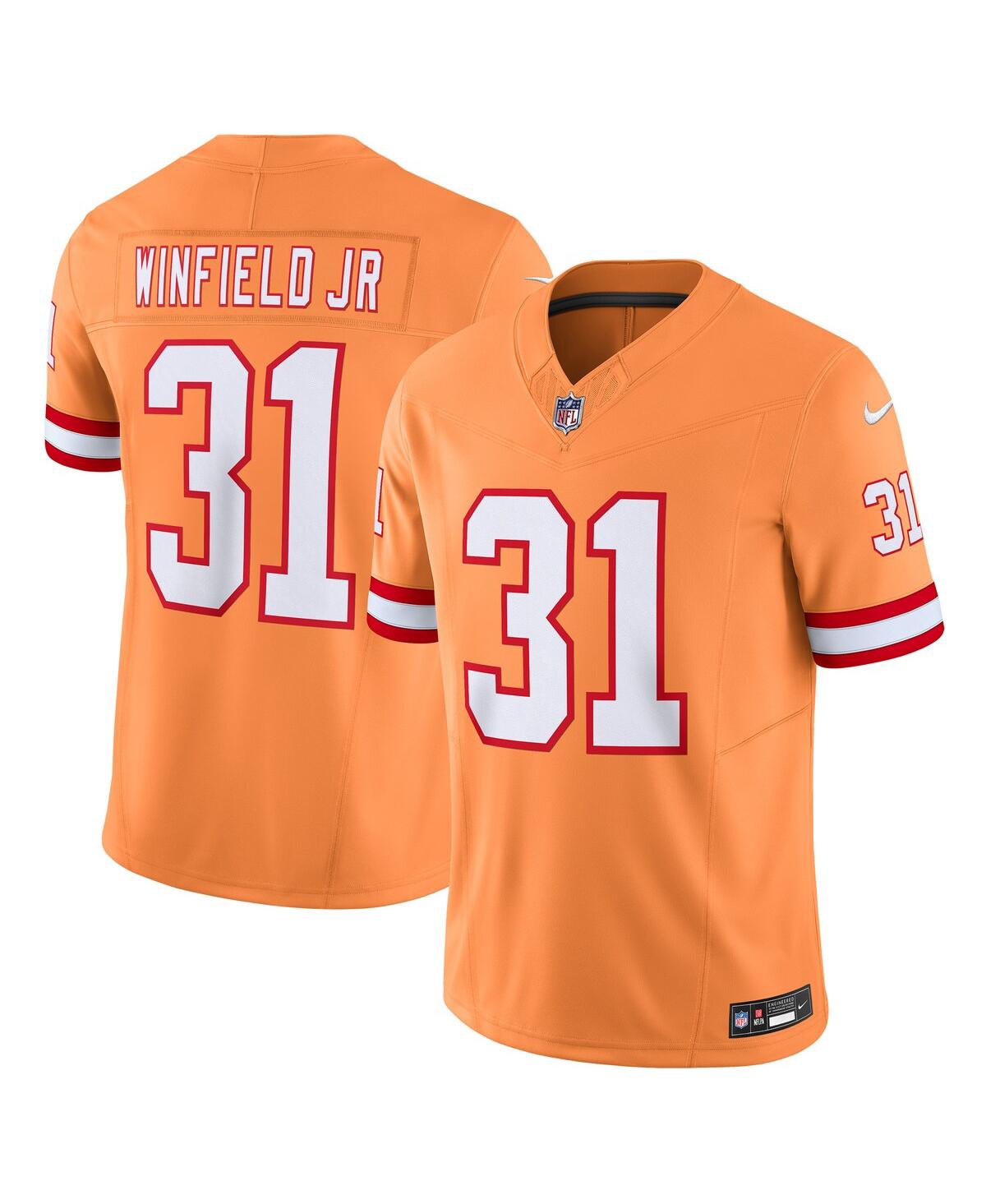 Men's Nike Antoine Winfield Jr.Tampa Bay Buccaneers Throwback Vapor F.u.s.e. Limited Jersey - Orange