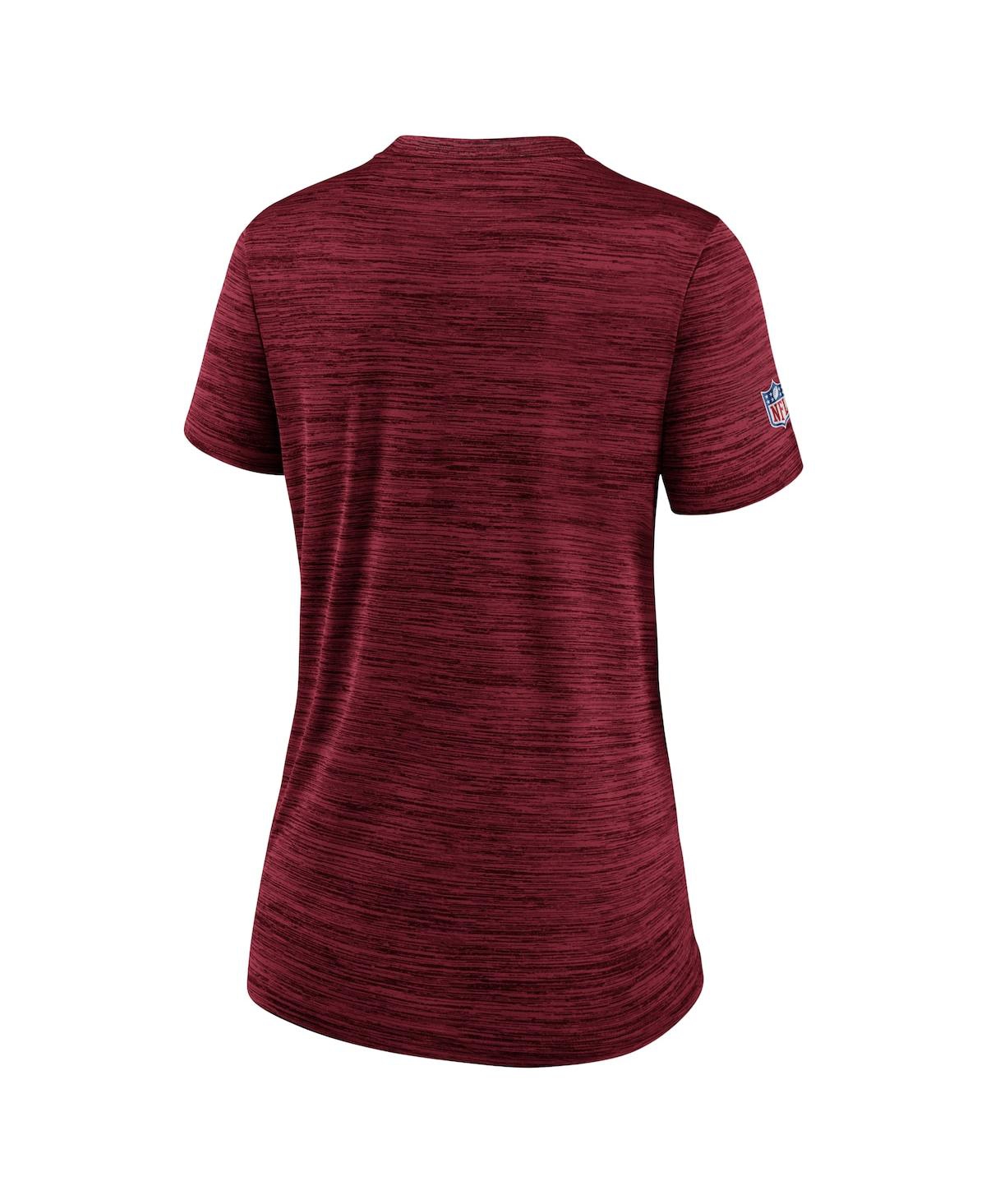 Shop Nike Women's  Red Atlanta Falcons Sideline Velocity Performance T-shirt