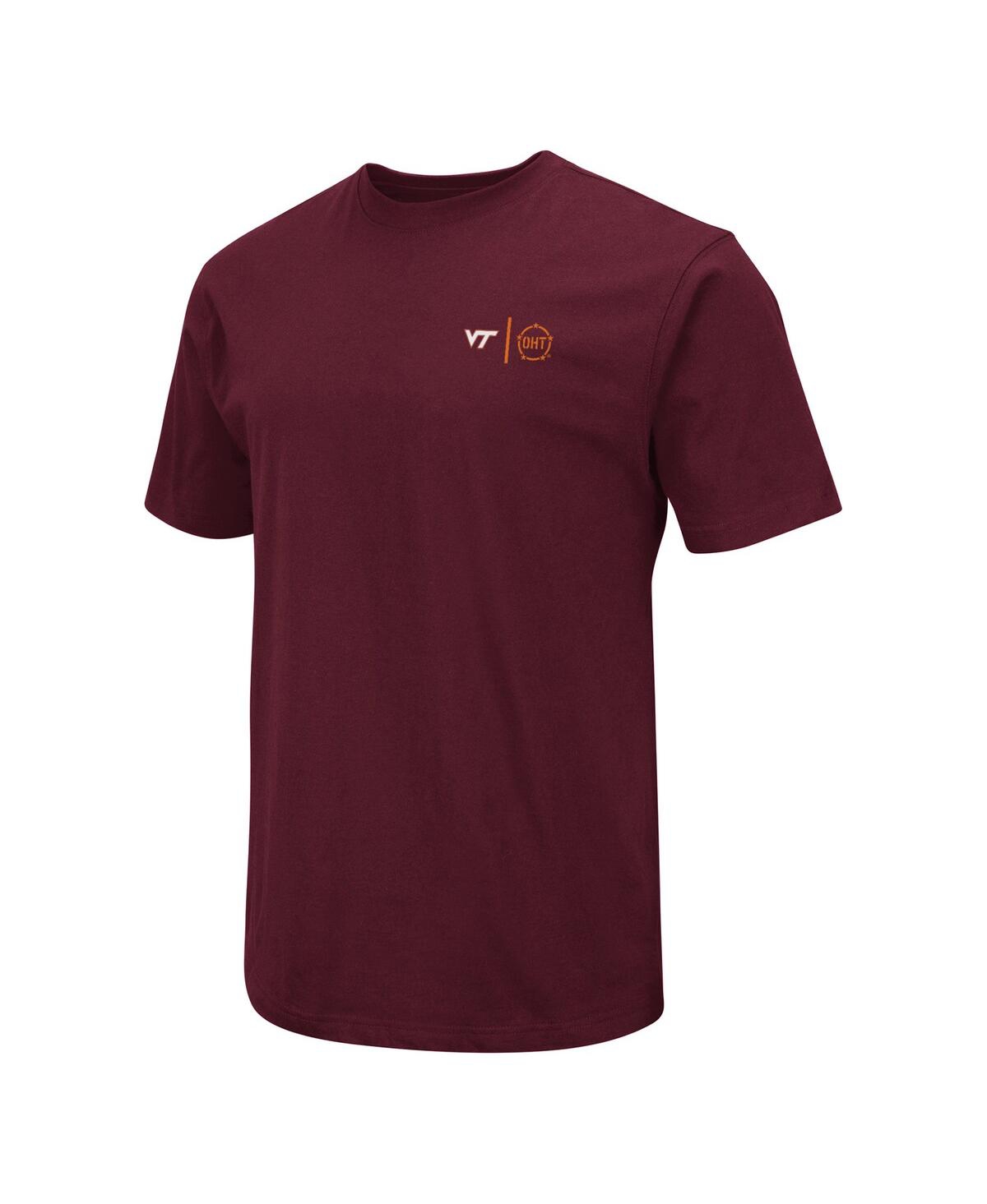 Shop Colosseum Men's  Maroon Virginia Tech Hokies Oht Military-inspired Appreciation T-shirt