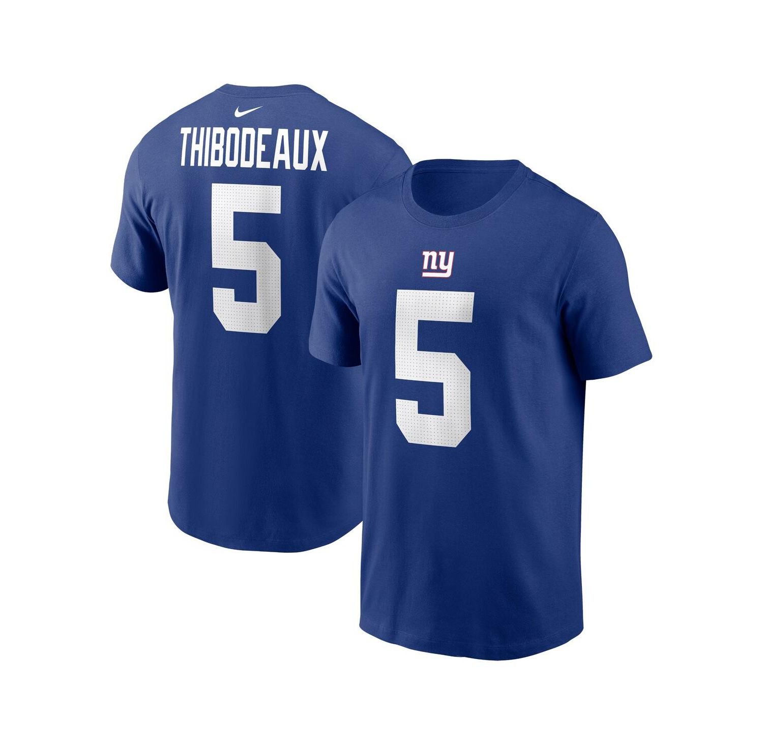 Men's Kayvon Thibodeaux Royal New York Giants Player Name and Number T-shirt